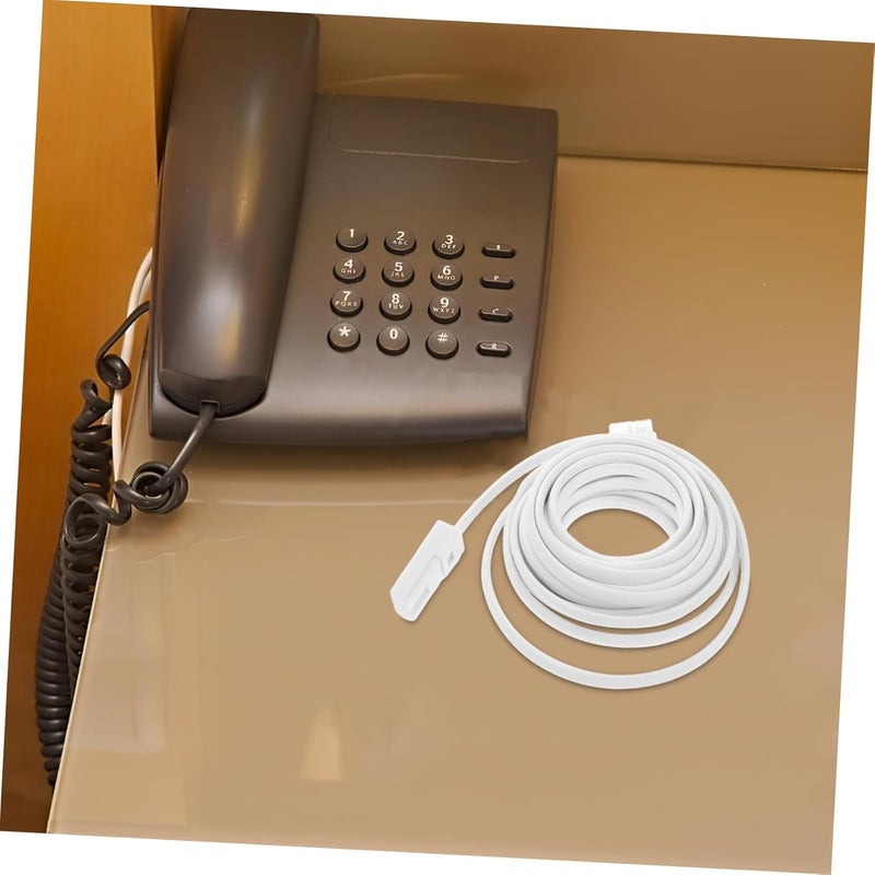 Lurrose 3 Meter British Phone Cord Extension Cable for Landline Modem Fax Easy Install - Image 5